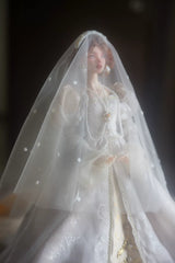 Custom-order 1/6 scale European wedding and medieval-style doll dress reference by Umigami Tama