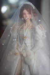 Custom-order 1/6 scale European wedding and medieval-style doll dress reference by Umigami Tama