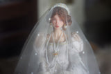 Custom-order 1/6 scale European wedding and medieval-style doll dress reference by Umigami Tama