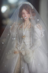 Custom-order 1/6 scale European wedding and medieval-style doll dress reference by Umigami Tama