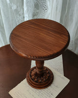 1/3・1/4・1/6ドール対応の多色展開ヴィンテージ風ハンドメイド彫刻ラウンドテーブル。