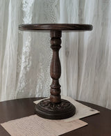 ヴィンテージ彫刻ラウンドテーブル 1/3・1/4・1/6ドール家具