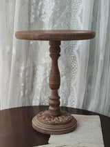 ヴィンテージ彫刻ラウンドテーブル 1/3・1/4・1/6ドール家具