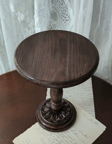 ヨーロピアンアンティーク風 ドールハウス ラウンドテーブル使用例